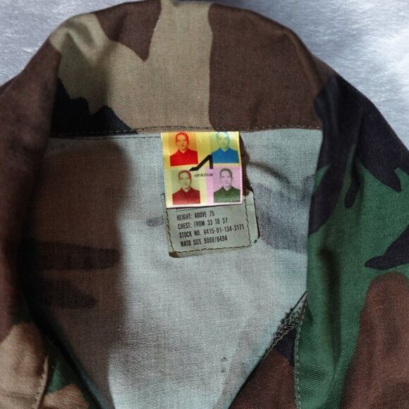 Apolinar 1948 Camo Army Field Jacket Mens Small Tall Fit Custom Logo - Picture 4 of 13